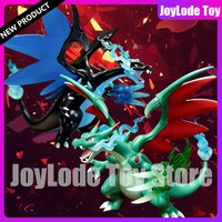 New Bkm Mega Charizard Figure Anime Figures Dragon Charizard Pvc Statue Collectible Dragon Model Desktop Decoration Toys Gifts