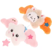 1PC Star Pendant Key Chain Doll Album Plush Pendant Doll School Bag Decoration Gifts