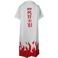 Namikaze Minato Cosplay Costume Brdwn Unisex 4th Generation Yondaime Hokage Cloak Cap Trench
