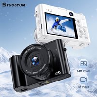 4K Digital Camera for Photography and Video Autofocus 48MP Vlogging Camera 3'' 180° Flip Screen with Flash for Christmas gift