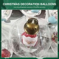Christmas Giant Inflatable Ball Ornaments Outdoor Balloon Ornament Snowflake Blow Up Ornaments for Xmas Porch Lawn Yard Holiday