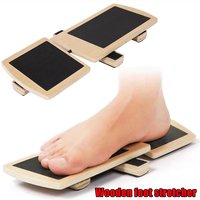 Non Slip Single Foot Balance Board Ankle Strengthener Exerciser Wood Wobble Board Physical Therapy Posture Corrector Sprained
