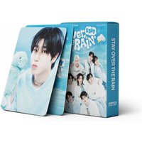 55pcs/box Kpop Photo album Over The Rain Hyunjin Felix Lee Know Lomo Cards Photocards Fans Collcetion High Quality HD Postcar