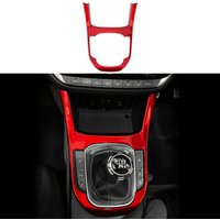 Red Automatic / Manual Central Control Gear Shift Trim Frame Gearbox Panel Cover For Hyundai i30 N 2019-2023
