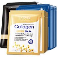 20 pièces acide hyaluronique collagène masque Facial soin hydratant raffermissant hydratant masques pour le visage feuille masque coréen soins de la peau