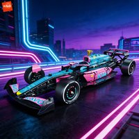 KAVOWORLD 1768PCS Creative Racing Car Building Bricks Set 1:8 DIY Assemble Exquisite Vehicle Model Educational Toys for Kids