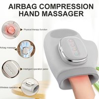 Wireless Electric Hand Massager Air Compression Hot Compress Palm Acupoint Massager Finger Arthritis Numbness Muscle Relaxation