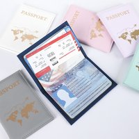 Travel Passport Covers for Women Men Passport Holder Credit Card Case