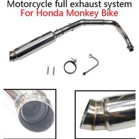 AliExpress NONE For Honda Monkey bike Motorcycle exhaust system accessories, full stainless steel, suitable