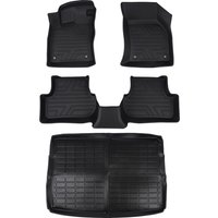 Ensemble de tapis de sol TPE sur mesure, adaptés à toutes les conditions météorologiques, pour Volkswagen Golf R 2022-2024 MK8 / Golf GTI 2022-2024, revêtements de sol imperméables pour voiture.