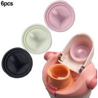 6 Pack Silicone Replacement Stopper For Owala Sway 30oz 40oz Compatible Models, Leak-Proof Lid Seal, Gray Cyan Pink