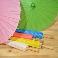 Vintage DIY Handmade Paper Umbrella Colorful Kids Painting Paper Umbrella Blank Paper Umbrella Wedding Decoration