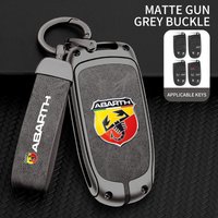 Car Key Cover Case Holder Key Shell Abarth Logo For Fiat Freemont Toro 500L 500X 2016 2017 2018 Protection Auto Accessories