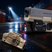 2026 New SBAL PL Red Dot Laser Strobe Flashlight Pistol Hanging Plastic Material Sight Scout LED Lamp Airsoft Hunting
