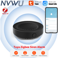 Tuya ZigBee Smart Siren Alarm Smart Home Via SmartLife Remote Monitoring Security Alarm Engineering Supports Google Home Alexa