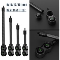 8/10/12/15 Inch Bow Shock Absorption Compound Bow Carbon Stabilizer Balance Bar Archery Damper Targeting Hunting Shooting Acc
