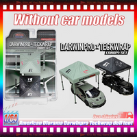 1:64 New American Diorama Darwinpro Teckwrap Doll Tent Miniature Die-Casting Model Accessories Customized Collectibles Toy Gifts