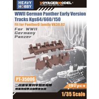 Heavy Hobby 3D Print kit PT-35006 1/35 WWII German Panther Early Version Tracks Kgs64/660/150