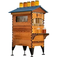 Golden Automatic Flows hive 2 Beehive 7pcs Super Box Free Flows Frame