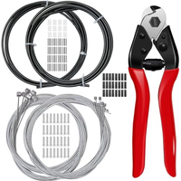 AliExpress NONE 1pcs/1set Stainless Steel Wire Cutter Bike Brake and Shifter Derailleur Cable Housing Kitfor Mountain Road Bike Repair Tool Set