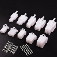 10Sets 2.8mm Automotive Electrical Connector Kit 2/3/4/6/9 Pin Waterproof Male Female Terminals for Car Motorcycle Wiring