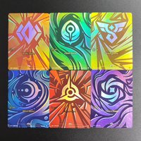 Proxy Riftbound League of Legends Promo Nexus NightOrigins OGN Chaos Rune 166b Fury Calm Mind Body Rune Collection Game Card
