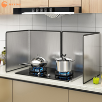 (New) 1Set Stainless Steel Oil Splatter Guard Grease Splatter Screen for Frying - Kitchen Gas Stove Oil Splash Guard