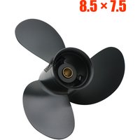 Outboard Propeller 8.5x7.5 Fit Tohatsu Mercury Engines 8HP 9.8HP MFS8/9.8 NSF8/9.8 9.9HP 12 Tooth Splines 3B2B64515-1
