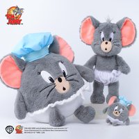 Original Tuffy Series Plush Doll Tom and Jerry Plush Toys Cute Tom Cat Throw Pillow Doll Tefie Mouse Action Cartoon Doll