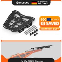 NICECNC Heckgepäckträger-Kit für KTM 890 Adventure 2020-2024 2023 2022 2021 für KTM 790 Adventure 2019-2024 2023 2022 2021 2020