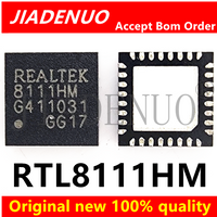 (1pcs)100% original New RTL8111HM RTL8111H RTL8111HSH QFN 8111HM 8111H 8111HSH Chipset