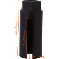 1PC oxygen sensor socket wrench black small opening 21mm European oxygen sensor socket wrench automotive tool oxygen sensor