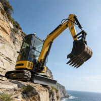 New Mini Excavator With A Capacity Of 3.5 Tons Customized Factory Direct Sale Multi Functional Cab Reinforced Chassis
