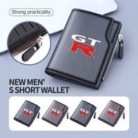 For Nissan Retro Wallet Driver License Credit Card Clip Storage Bag GTR NISMO JDM R32 R33 R34 Teana Skyline Kawasaki