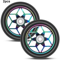 2Pcs 110mm Scooter Wheels Stunt Scooter Replacement Wheels With ABEC-9 Bearings Scooter Wheels