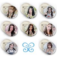 58mm H2H Pin Hearts2hearts Badge KPOP Brooch Collectible Fashion Accessory for Fans Backpack/T-shirt