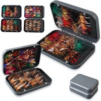 65 piece set of artificial fly and insect lure bait for outdoor trout, sea bass, lure bait, and lure bait accessories