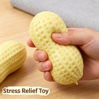 2026 NEW Squishy Peanut Stress Ball Squeeze Toy No rebound Buttery-Soft Feel Fidget Toy ASMR Sensory Anti Stress Toys for Adults