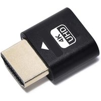1/2/3pcs HDMI-Compatible Dummy Plug Virtual Display Headless Ghost Display Emulator 4K DDC EDID Dummy Emulator Adapter