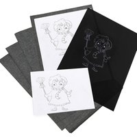 50/10Pcs Handmade Carbon Copy Paper One Side Coated Reusable Tracing Paper Coated A4 Stationery Paper Office Supplies