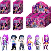 Anime Figure Devil Hunter Doll Vinyl Toy Rumi Mira Zoi Character Vinyl Mask Blind Box Ornament Toy Birthday Gift