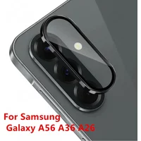 Aluminum Alloy Camera Glass Case For Samsung Galaxy A56 A36 26 5G 3D Metal Ring Lens Protector Samsung A56 A36 A26 5G Back Cap