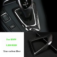 LHD & RHD Carbon Faser Für BMW 1 2 3 4 Serie F20 F22 F23 F30 F31 F34 GT F32 F33 Auto Konsole Getriebe Shift Panel Abdeckung Trim