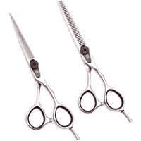 Ciseaux à cheveux professionnels Dragon violet 5.5 "6" japon 440C ciseaux de coiffeur ensemble de coupe de cheveux ciseaux amincissants rasoir Z9015