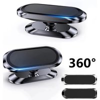 360 Degree Rotation Car Phone Hblder Vent Magnetic Car Smartphone Stand GPS Navigation In-Car Bracket For iPhone Huawei Realme