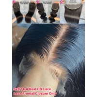 Eva High Quality 5x5 6x6 7x5 HD Lace Closures Natural Color Straight Human Hair Brazilian Remy 13x4 13x6 HD Lace Frontal Closure