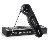 INKBIRD IHT-21K 0.5s Ultra Fast Reading Meat Thermometer 500mAh Rechargeable Home Food Thermometer for Cooking,BBQ,Milk,Brewing