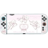 Case for Nintendo Switch 2 Cover Shell Dockable Protective Kawaii Cute Pink Sheeps TPU Switch 2 Accessories Controller JoyCon