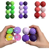 Magnet Balls Fidget Decompression Silicone Handheld Fidget Toy Worry BallsTextured Silicone Relief Anxiety Sensory Toy