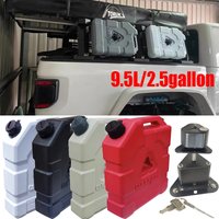 9.5L Jerry can Practical Gas-oline Diesel Fuel Tank Can Pack For Offroad SUV ATV Motorcycle Tricycle Fuel Container Water tank